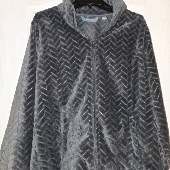 Women’s FREE COUNTRY XL plush jacketBraided Butter Design Like New - Picture 10 of 11